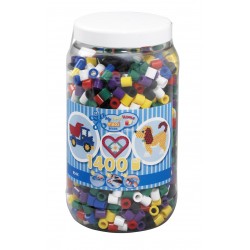 Hama Perles Maxi Pot 1400 Couleurs Basiques