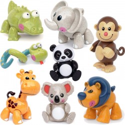 Set de 8 Animaux Safari Tolo Bio